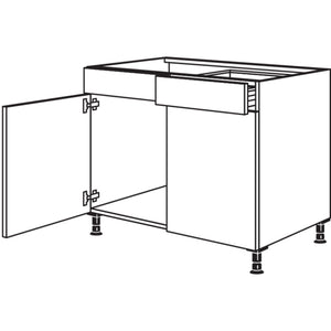 Nobilia XL-Spuelenschrank SPUS120-X 37157