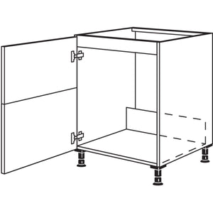 Nobilia XL-Spuelenschrank SPUV2DA60-X 37283