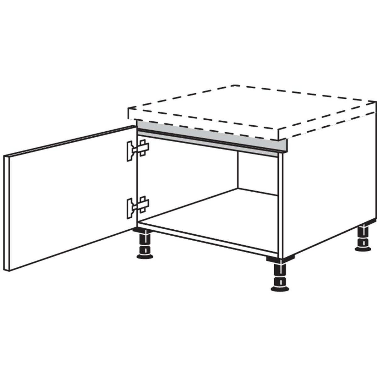 nobilia XL-Unterschrank NU45-43 54637
