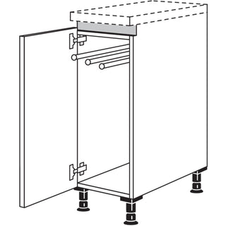 nobilia XL-mueble inferior NUHT30-X 30 cm - Easytouch | 945