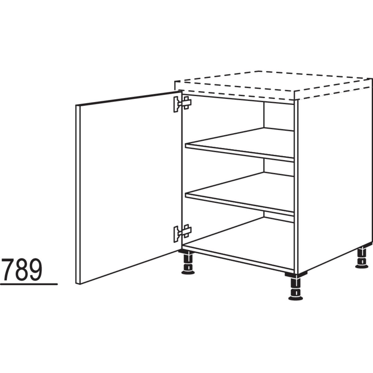 Nobilia XL-Unterschrank UD60-X 37030