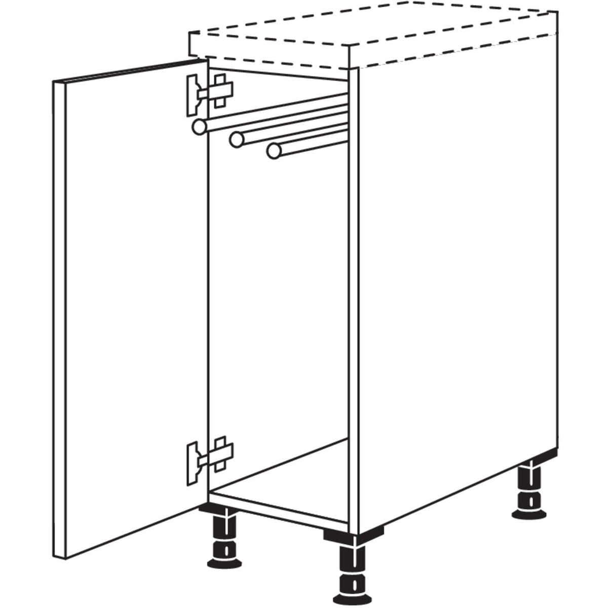 Nobilia XL-Unterschrank UDHT30-X 37005