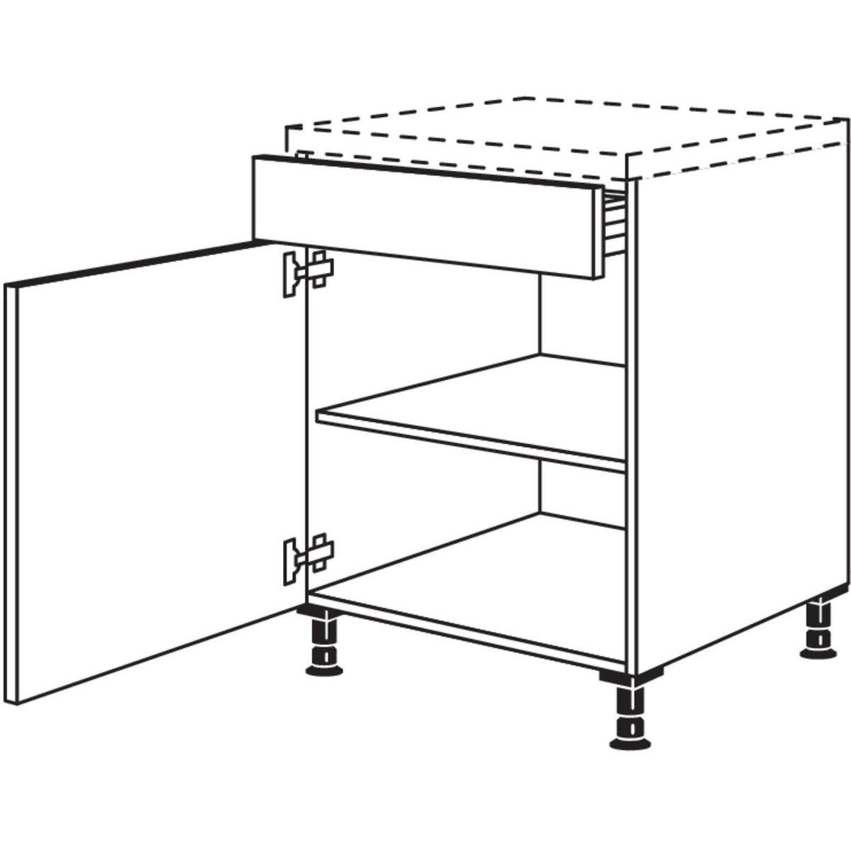 Nobilia XL-Unterschrank US60-X 37031
