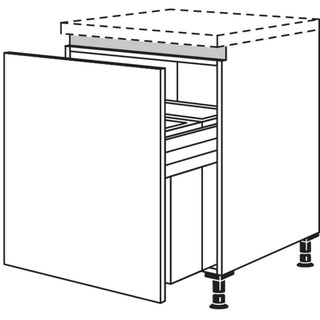 nobilia XL-Unterschrank mit Mülltrennsystem Euro-Cargo NUASL-EC45-X 45 cm - Touch | 317