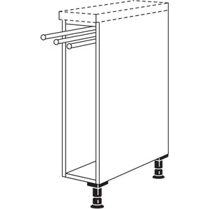 Nobilia XL-Unterschrankregal URHT20-X 35222