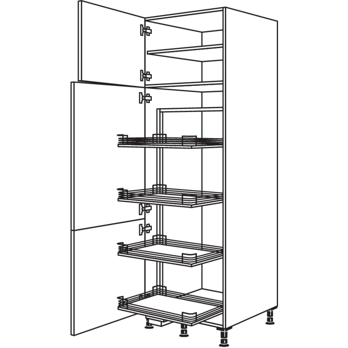 Nobilia XL-Vorratsschrank Cargo HC60-1X 30256