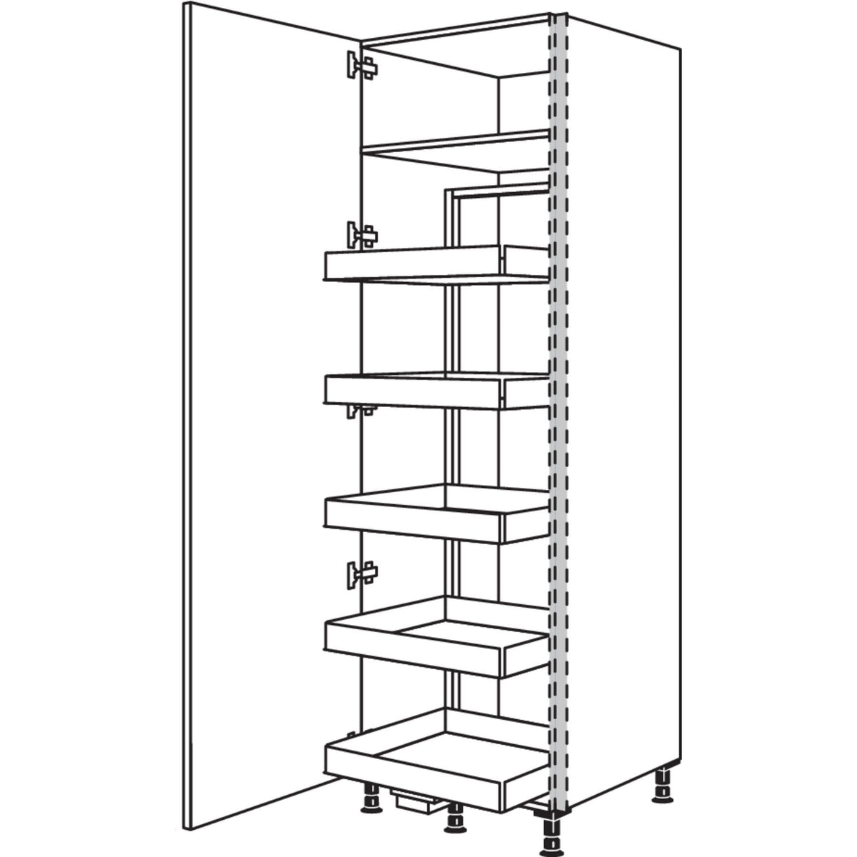 nobilia XL-Vorratsschrank Cargo NHSCF60-2X 45944