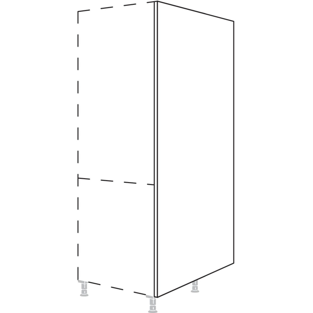 Nobilia XL-Wange fuer Raumplanung in Korpushoehe HWKR50-1X 50325