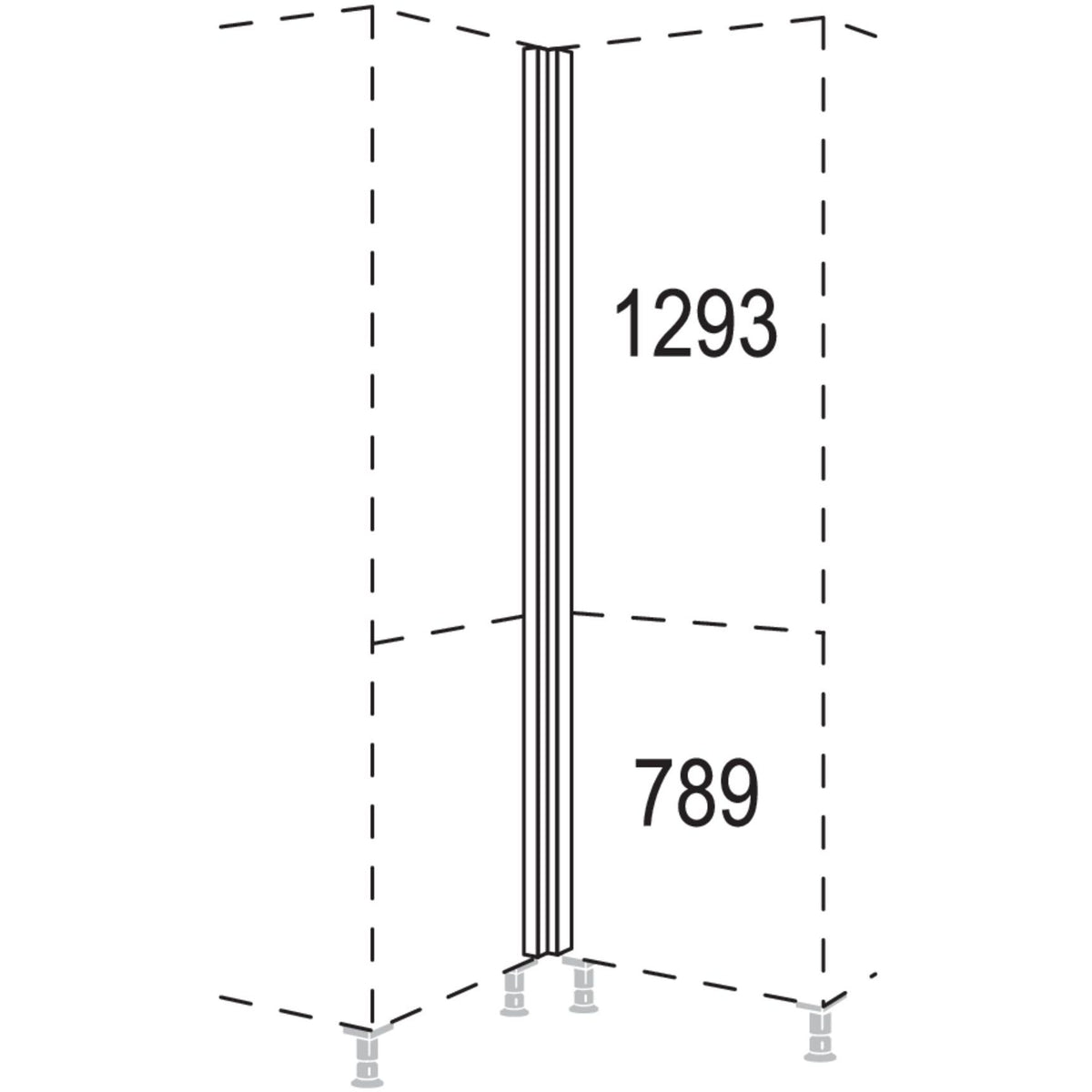 Nobilia XL-Winkelpassstueck HPE-1X 30811