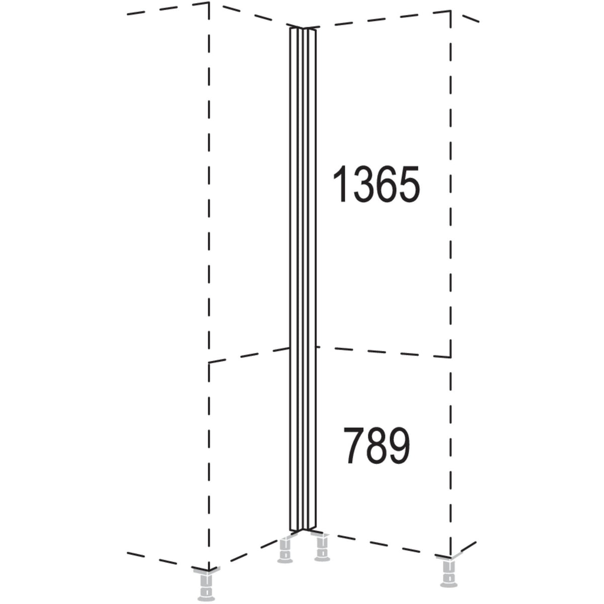 Nobilia XL-Winkelpassstueck NHPE-2X 42385