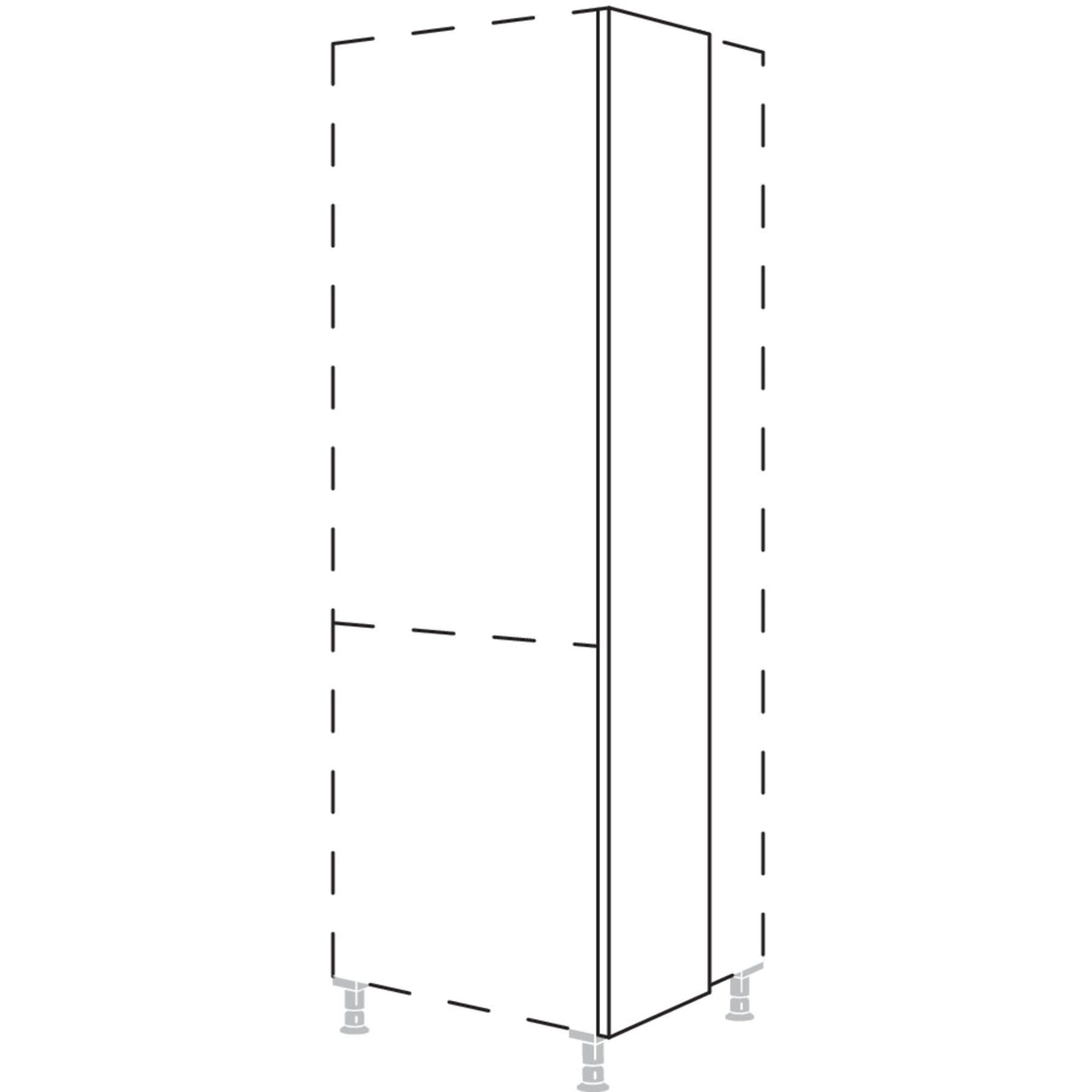 Nobilia XL-Zwischenwange HWZ50-1X 50321