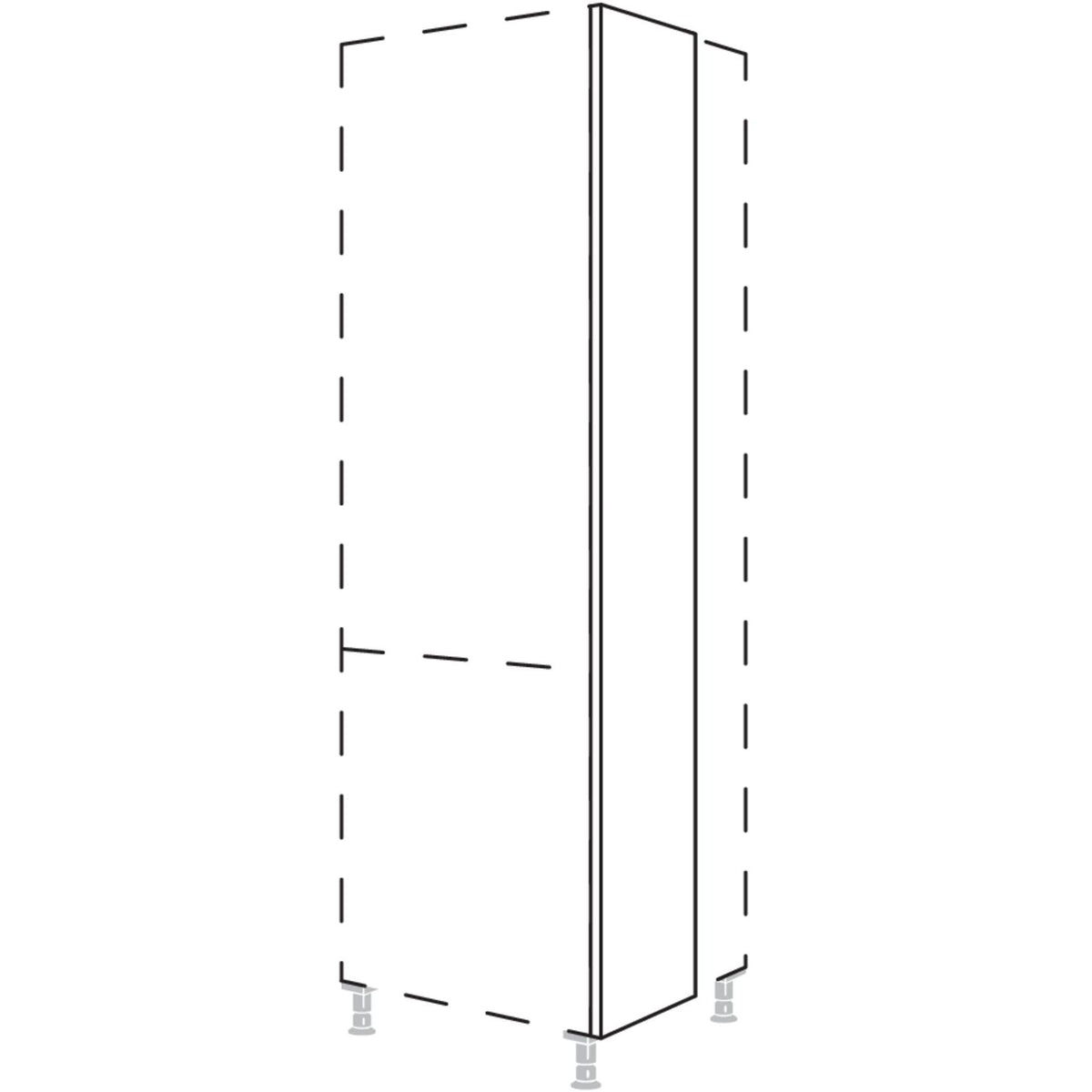 Nobilia XL-Zwischenwange HWZ50-3X 50331