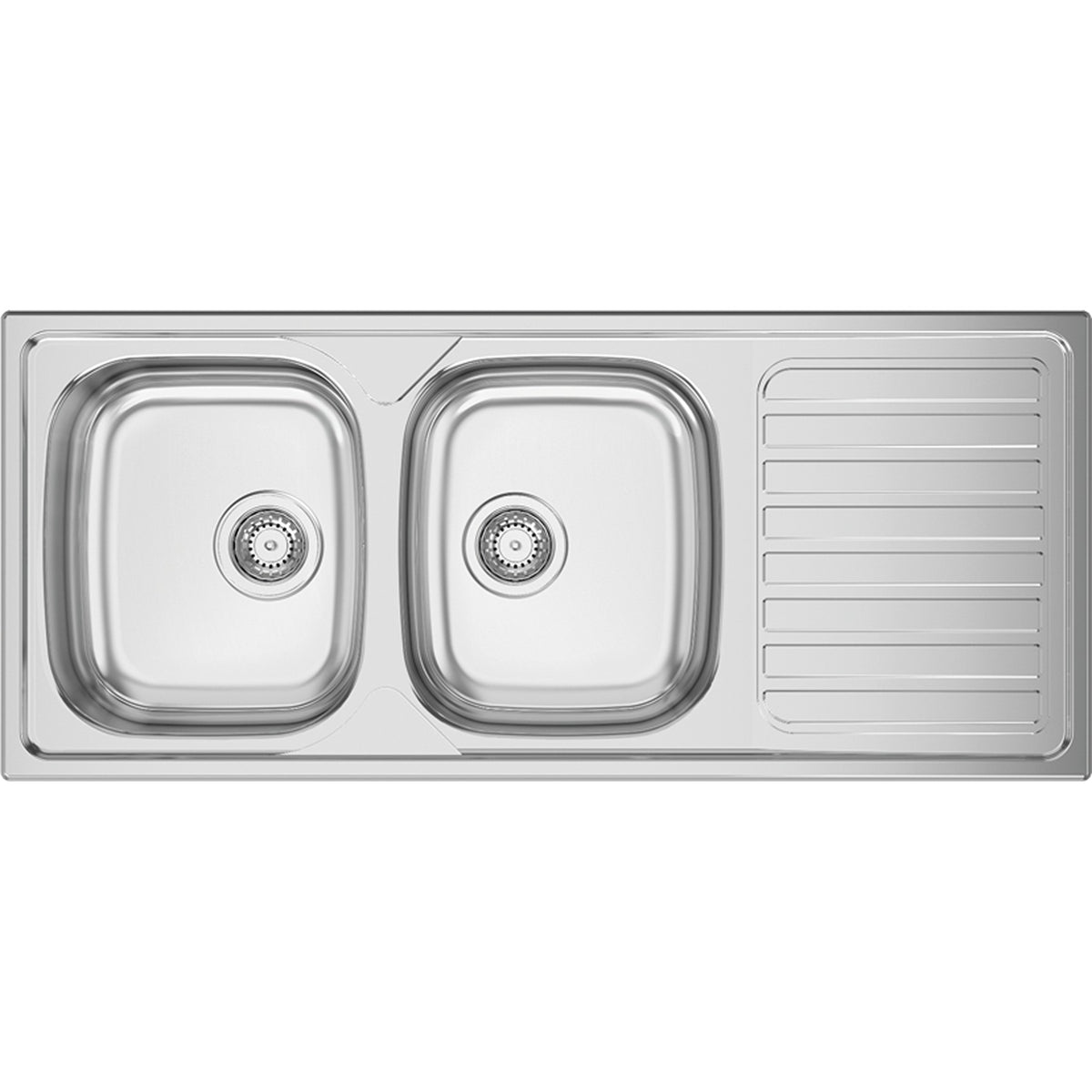 RODI- Einbauspuele mit 2 Becken Okio Line 116 Flat- Edelstahl 87116 87116