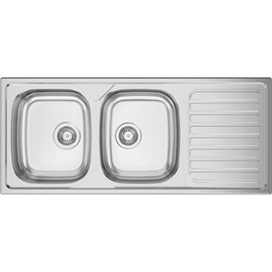 RODI- Einbauspuele mit 2 Becken Okio Line 116 Flat- Edelstahl 87116 87116