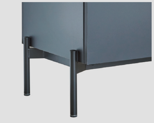 nobilia Steel Plinth Leg Frame SOGF180 186 cm