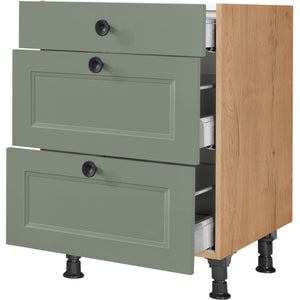 nobilia Auszugschrank UA60 60 cm Schilf Grün matt 776 Cascada 684