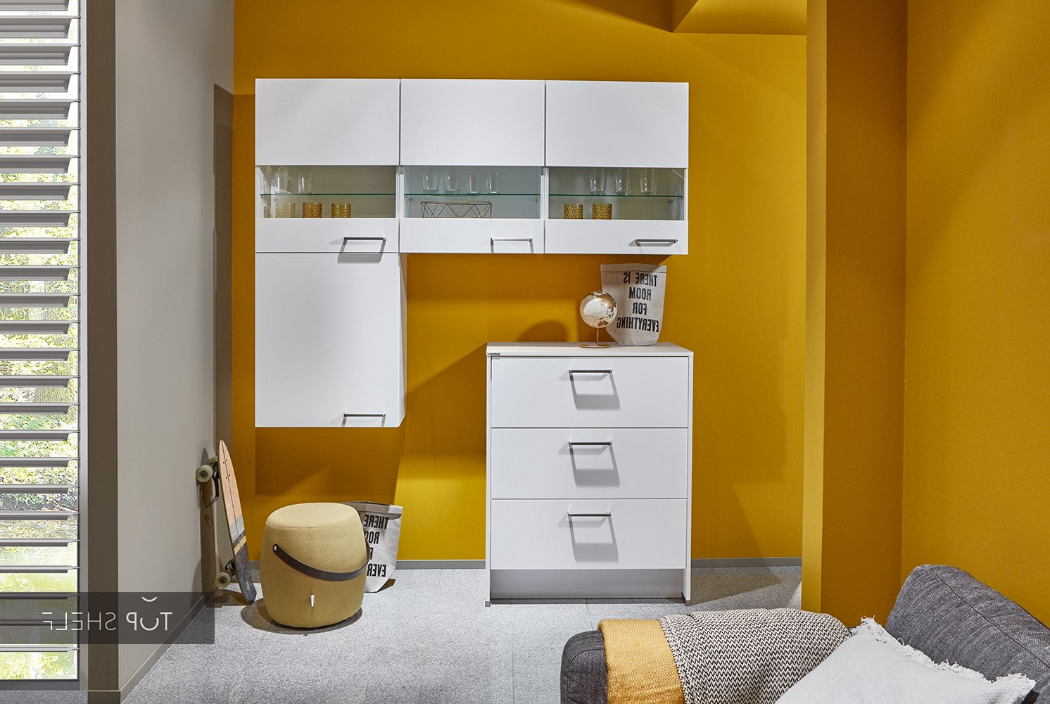 nobilia Esszimmer - Wohnzimmer Set Bonn 180 cm Garderobe Wohnzimmerschränke konfigurierbar
