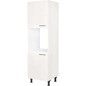 nobilia Geräte Umbau Backofen GO 1 60 cm Alpin Weiss Hoch Glanz 503 Flash 648