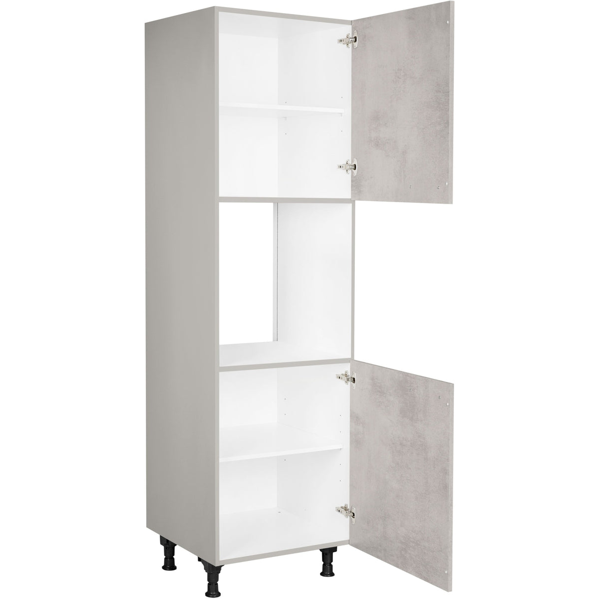 nobilia Geräte Umbau Backofen GO 1 60 cm Beton Grau Hellgrau Anthrazit 892 Riva 371