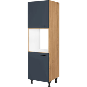 nobilia Geräte Umbau Backofen GO 1 60 cm Dunkel Blau Fjordblau Ultra Matt 966 Easytouch 945
