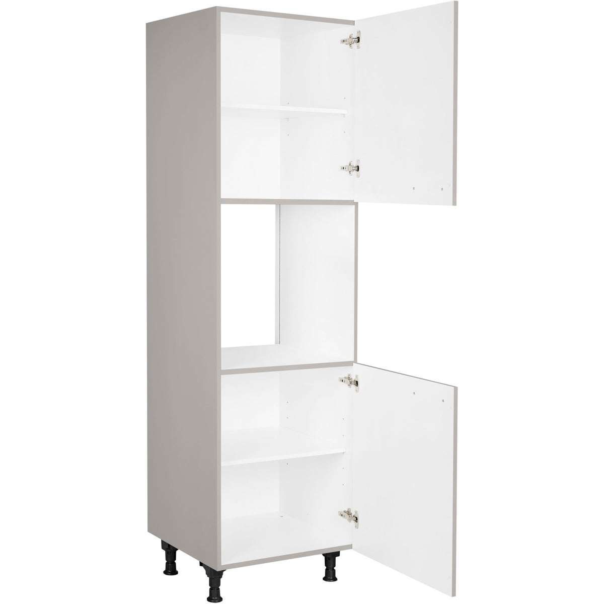 nobilia Geräte Umbau Backofen GO 1 60 cm Hellgrau Stein grau super matt 341 Touch 317