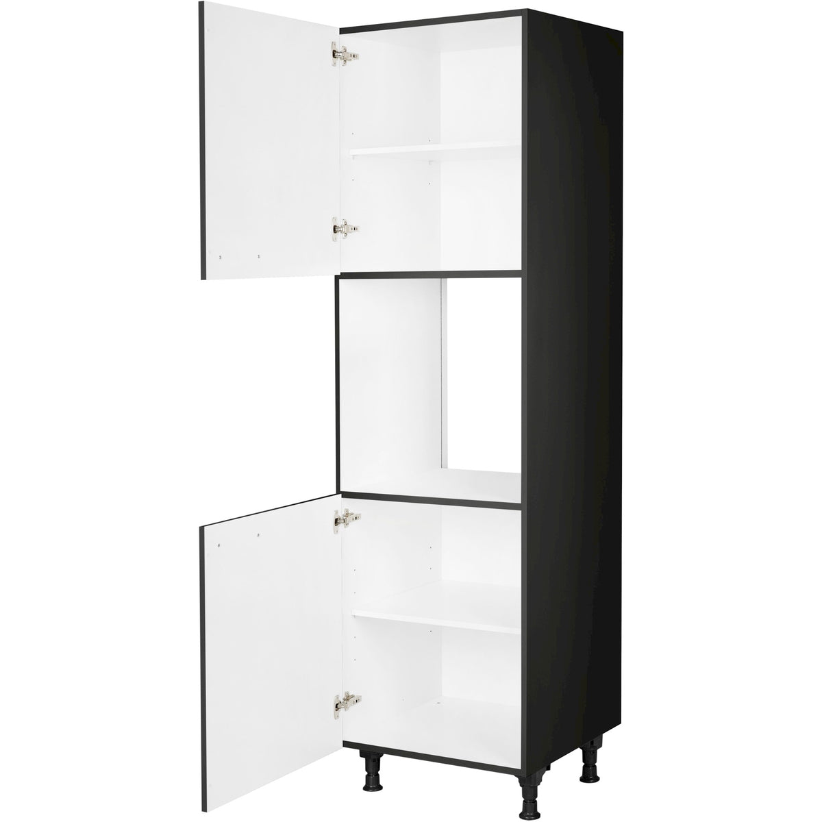 nobilia Geräte Umbau Backofen GO 1 60 cm Schwarz super matt 340 Touch 317