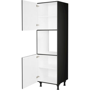 nobilia Geräte Umbau Backofen GO 1 60 cm Schwarz super matt 340 Touch 317