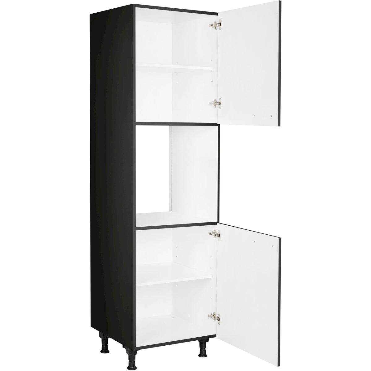 nobilia Geräte Umbau Backofen GO 1 60 cm Schwarz super matt 340 Touch 317