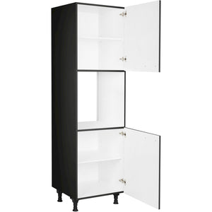 nobilia Geräte Umbau Backofen GO 1 60 cm Schwarz super matt 340 Touch 317