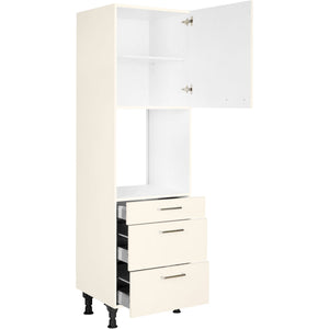 nobilia Geräte Umbau Backofen GOS2A 1 60 cm Beige Magnolia super matt 336 Touch 317