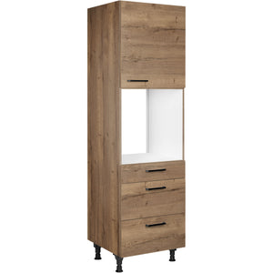 nobilia Geräte Umbau Backofen GOS2A 1 60 cm Eiche Havanna Dunkel 402 Structura 382