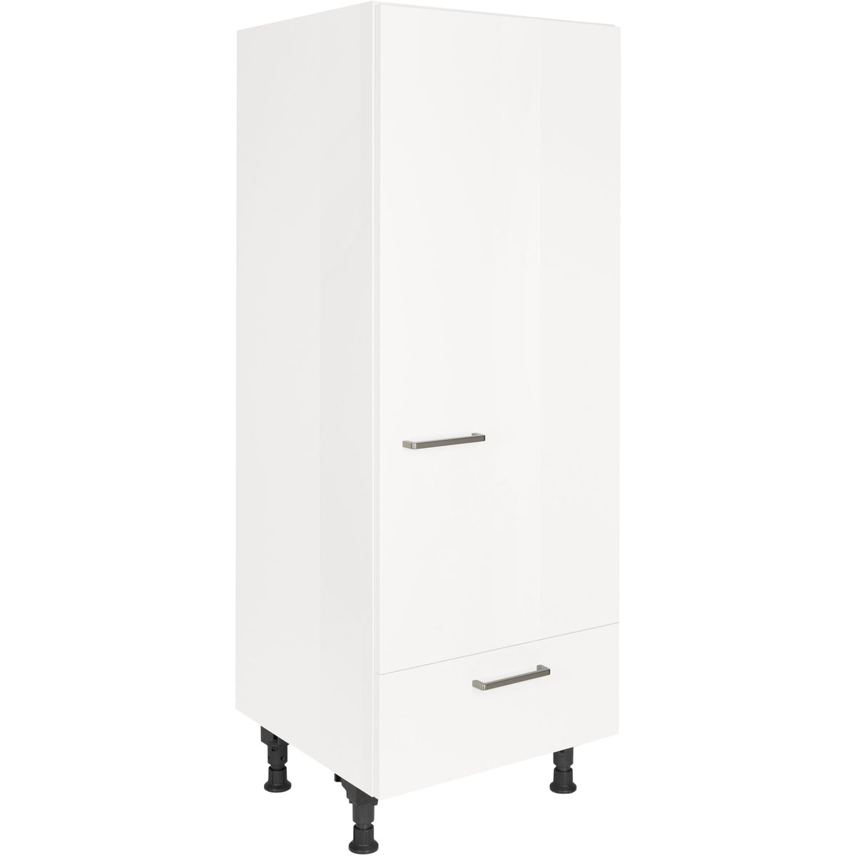 nobilia Geräte Umbau Kühlautomat G123S 60 cm Alpin Weiss Hoch Glanz 503 Flash 648
