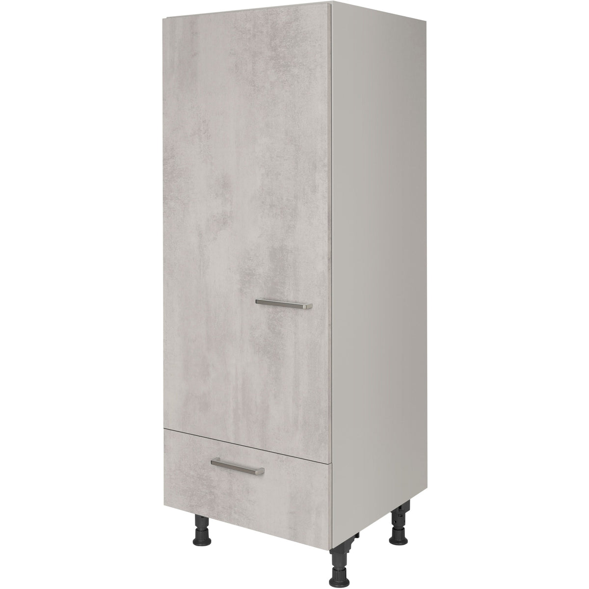 nobilia Geräte Umbau Kühlautomat G123S 60 cm Beton Grau Hellgrau Anthrazit 892 Riva 371