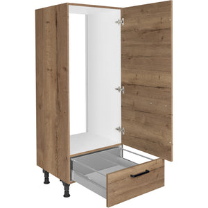 nobilia Geräte Umbau Kühlautomat G123S 60 cm Eiche Havanna Dunkel 402 Structura 382