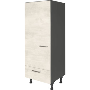 nobilia Geräte Umbau Kühlautomat G123S 60 cm Weiss Beton Grau Beige 891 Riva 371