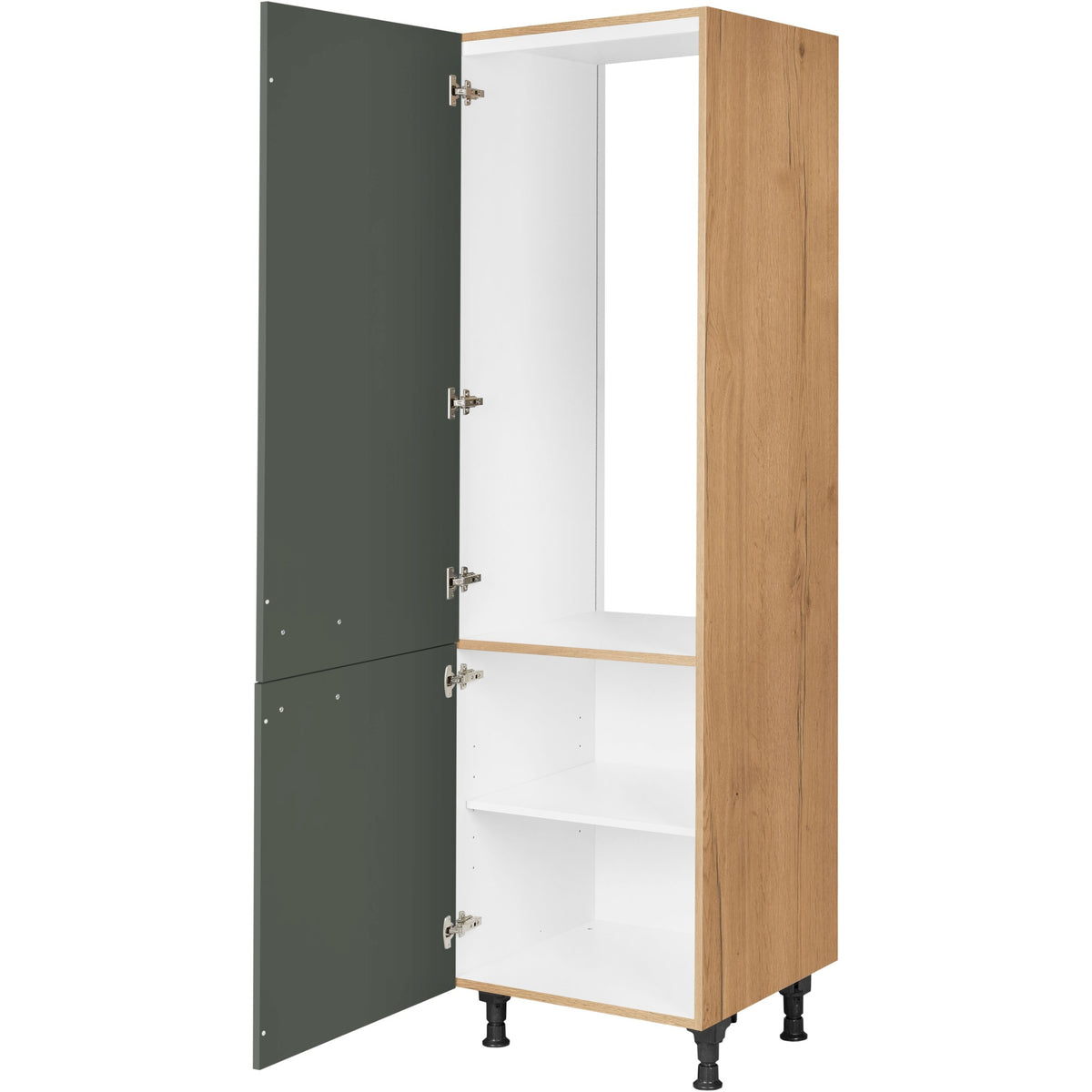 nobilia Geräte Umbau Kühlautomat GD123 1 60 cm Mineral Grün Ultra Matt 964 Easytouch 945