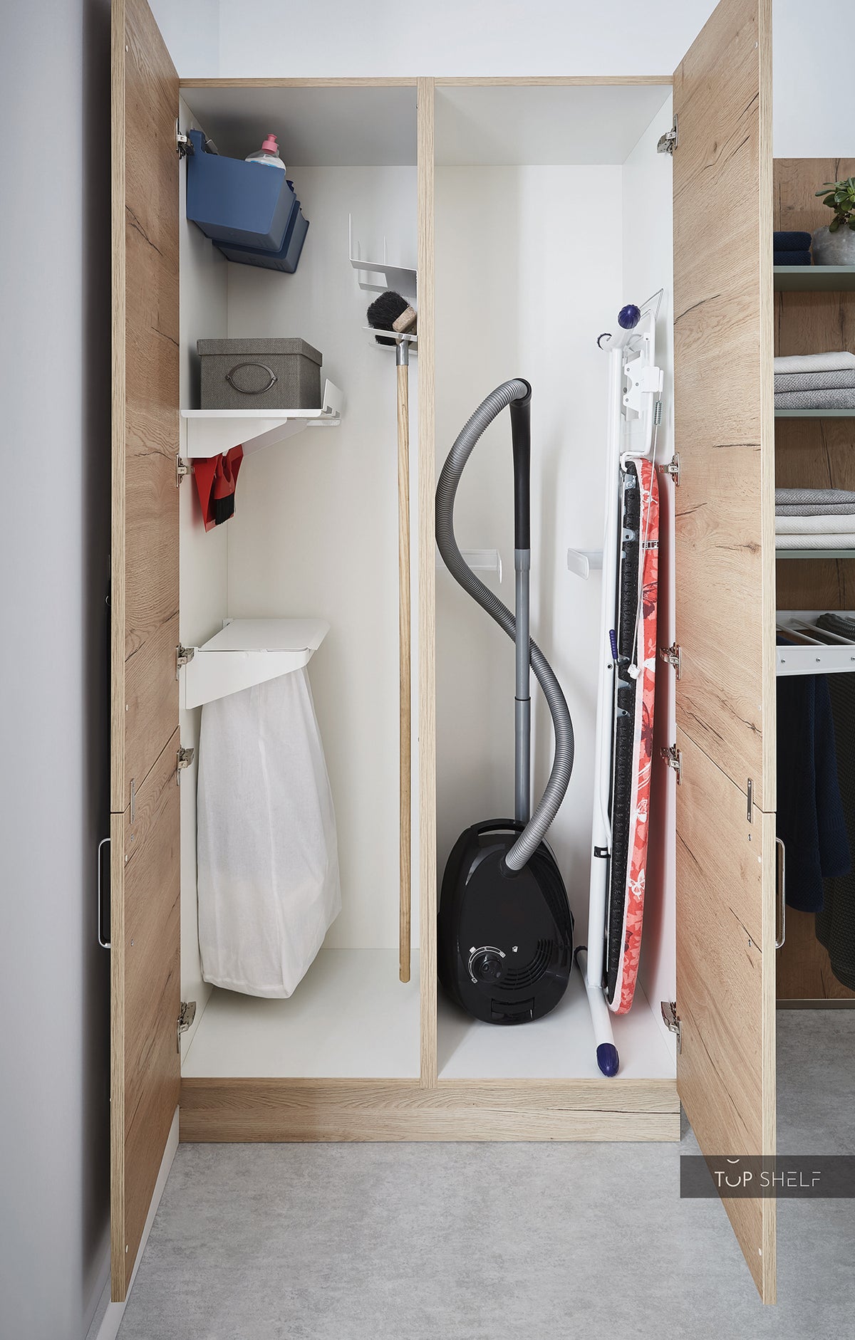 nobilia Hauswirtschaftsraum Structura 405 Eiche Sierra Nachbildung 270 + 240 cm Abstellschrank