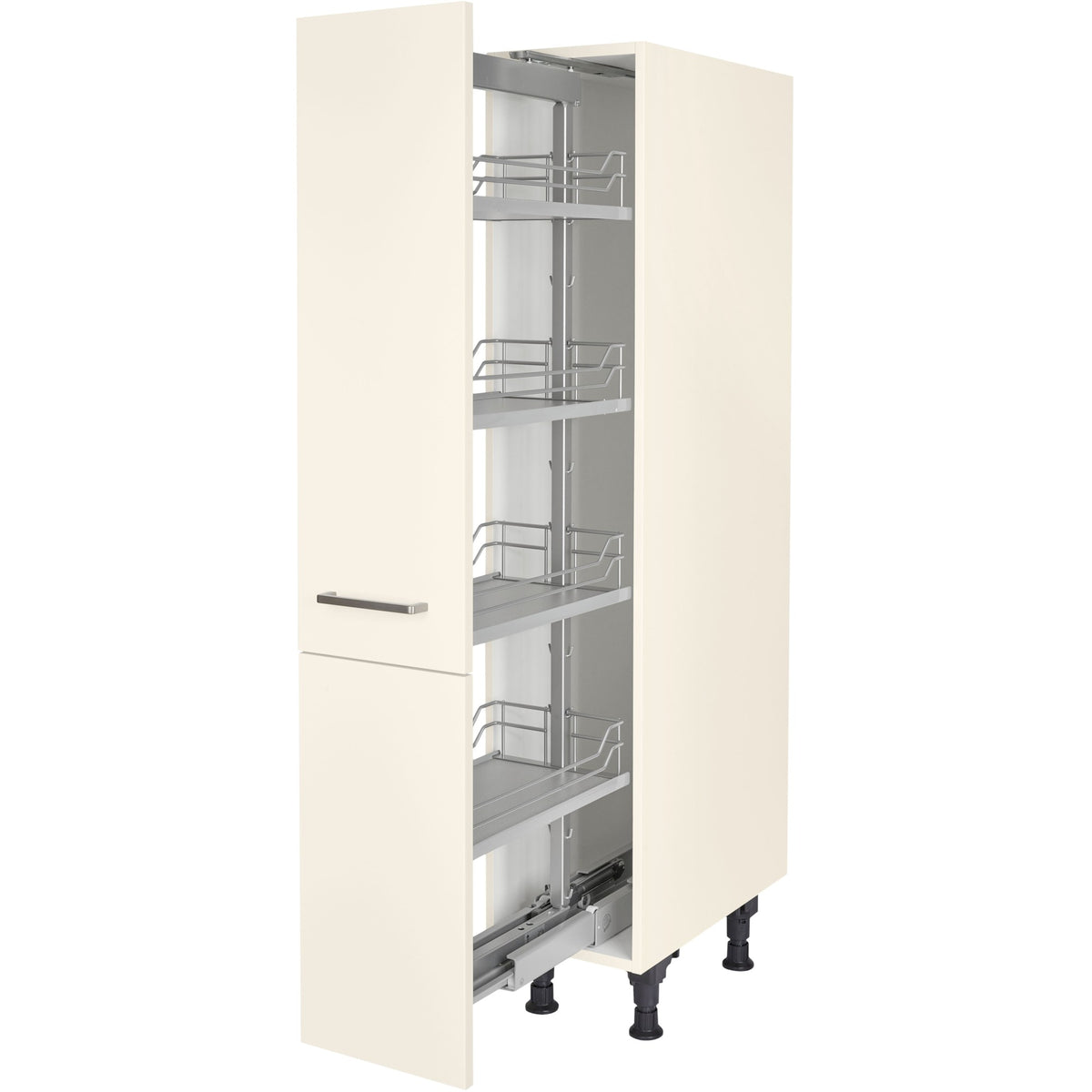 nobilia Highboard Apothekerschrank HA30 30 cm Beige Magnolia super matt 336 Touch 317
