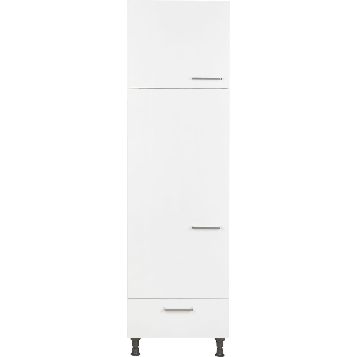 nobilia Hochschrank für Kühl-Gefrierkombination  G145A-1 60cm, 2 Türen, 1 Schublade, Linksanschlag