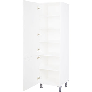 nobilia Hochschrank HDV60-1 60cm in Alpinweiß Geschirr- und Vorratsschrank 2-türig link