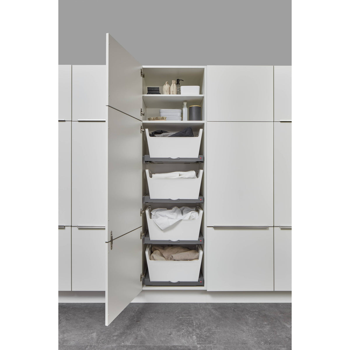 Hochschrank Waeschekorb Tablar Laundry Area HWTAB601 24061