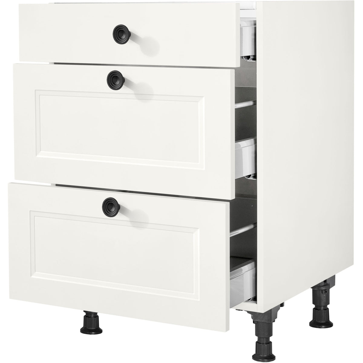 nobilia Kochstellenschrank KS2A60 60 cm Weiss Matt 774 Cascada 684
