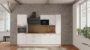 nobilia Küche Garbsen 285 cm Weiß abverkauf Eiche Provence mit preisen