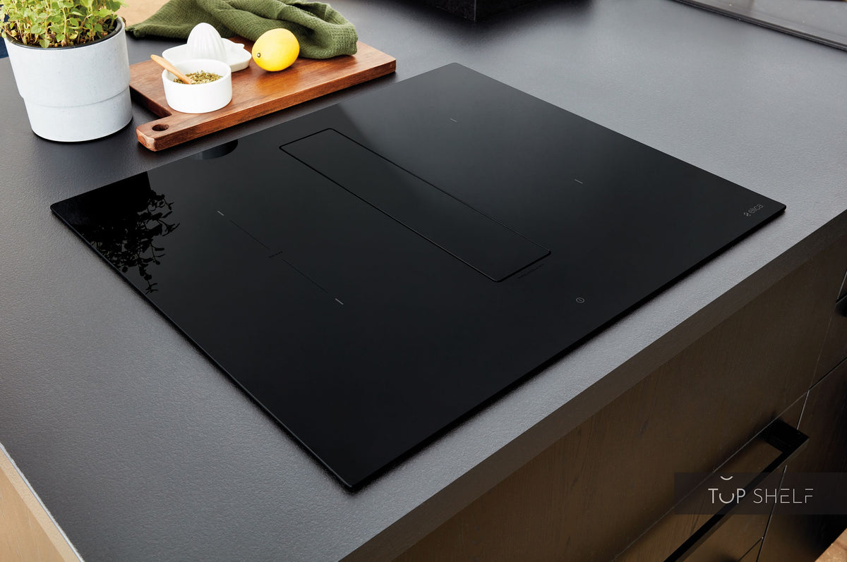 nobilia Inselküche Structura 403 Eiche Nero 210 + 210 cm konfigurierbar Kochfeld