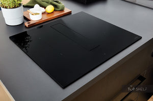 nobilia Inselküche Structura 403 Eiche Nero 210 + 210 cm konfigurierbar Kochfeld