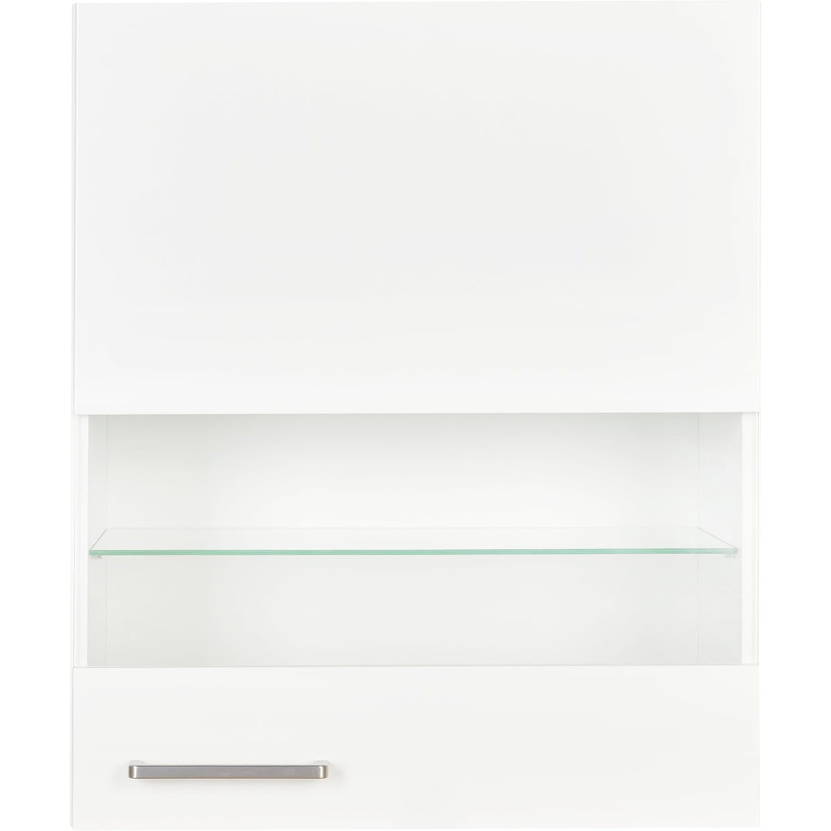 nobilia Küchen-Hängeschrank WGLS60  mit Segmentglastür und 2 Glaseinelegeböden 60cm rechts