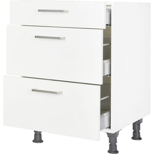nobilia Küchen Unterschrank UA40 40cm Breit mit 1-Schublade und 2 Auszügen