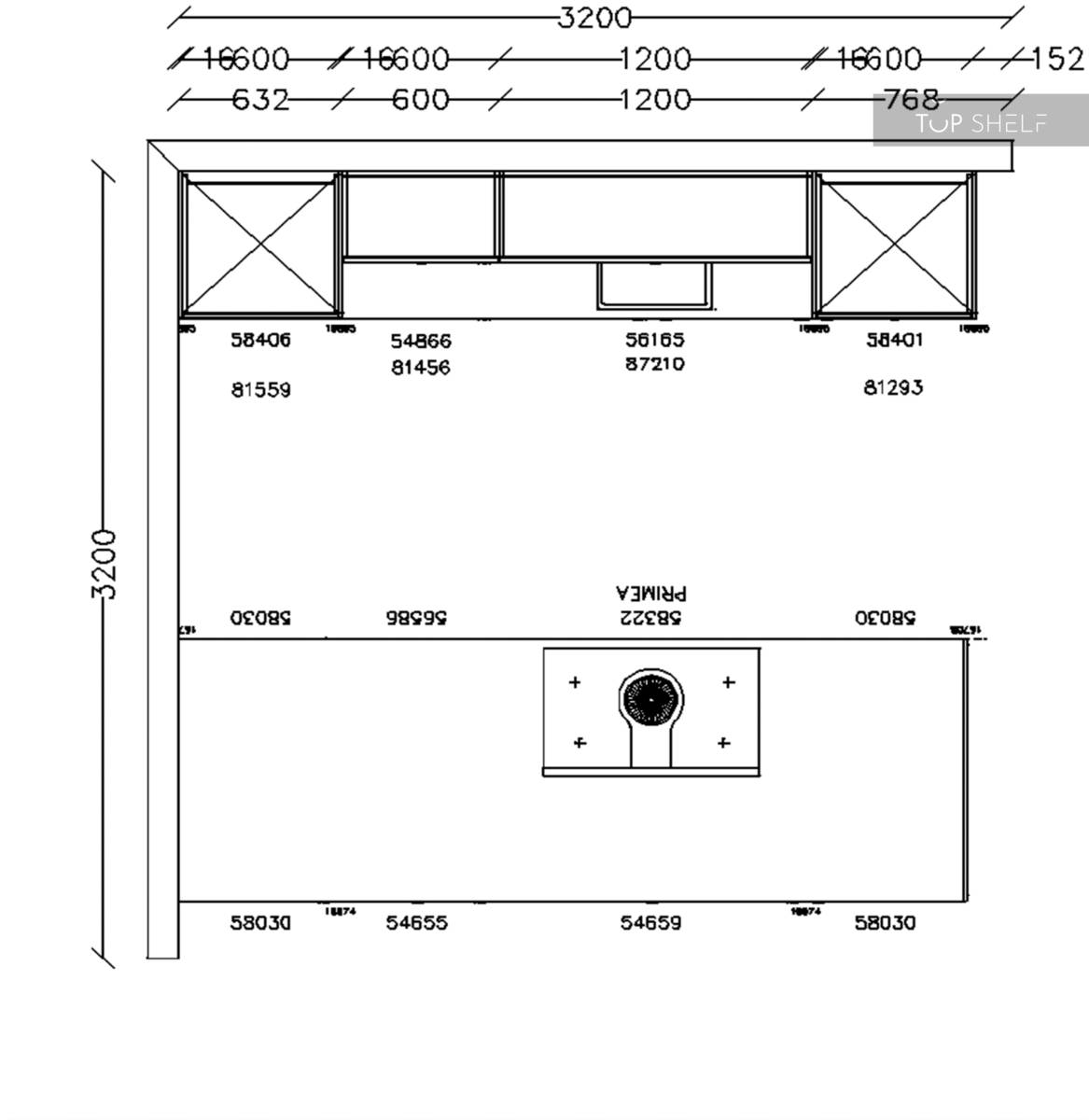 nobilia Küchenzeile mit Kücheninsel Riva 839 Beton Terragrau grifflos 300 + 300 cm konfigurierbar -