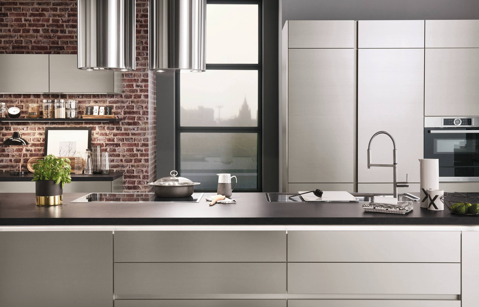 nobilia-Kuechenzeile-nobilia-Kueche-Inox216-top-shelf