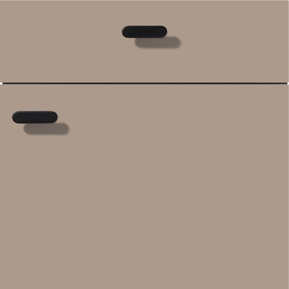 nobilia Küchen Frontüren Muster, Frontmuster - 357 Senso Lack Macchiato Premium matt 483 Möbelfront